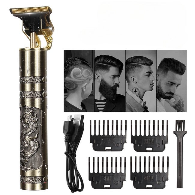 T9 Professional Beard Trimmer Haircut Shaving Machine for Men (Metal Body)