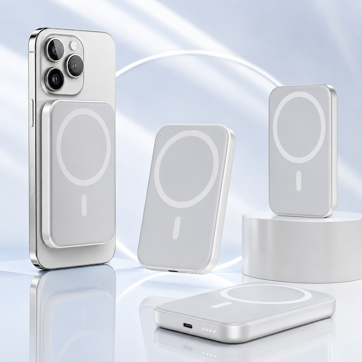 MagSafe Power Bank Magnetic Wireless Portable Charging Solution For Reliable And Convenient Device Power Supply - 10000 MAH