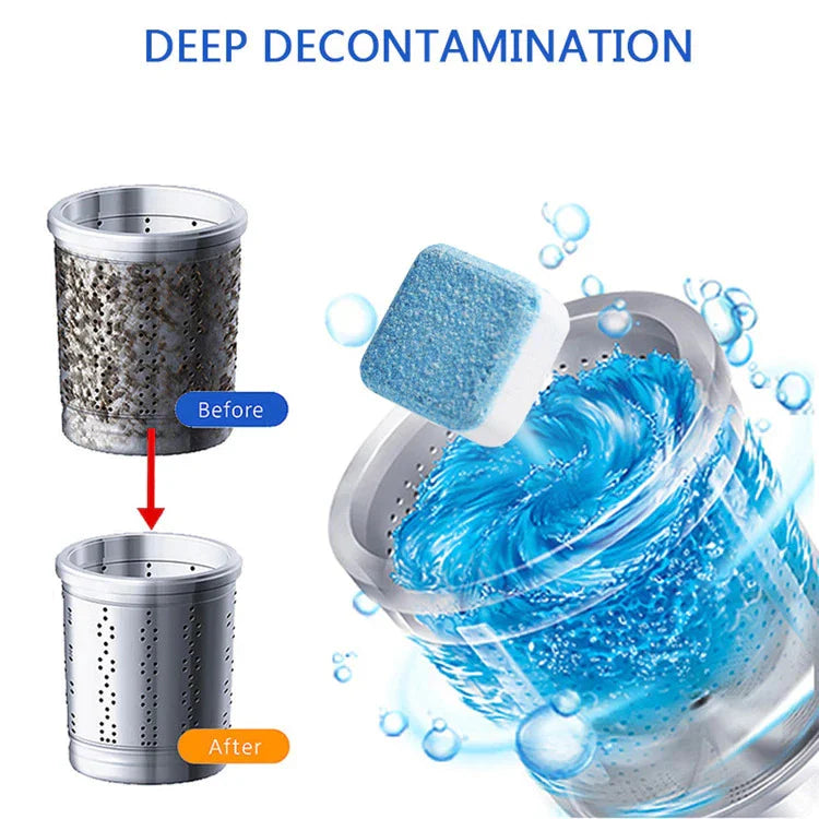 Washing Machine Cleaner Tablets – 12 Tablet | Deep Cleaning