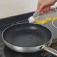 2-in-1 Oil Spray Bottle | Adjustable Mist & Dispenser | 470ml Leak-Proof Glass Container | For Cooking, BBQ, Baking & Air Fryer 380ml (Random Color)